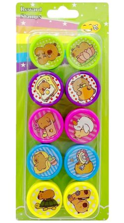 Razítka s motivem Kapybara 10 ks ,balení 10 ks Razítka s motivem Kapybara 10 ks ,balení 10 ks