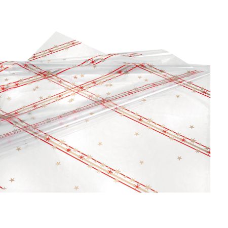 Celofan 100x130 /50/ Stellina rosso ,balení 50 ks Celofan 100x130 /50/ Stellina rosso ,balení 50 ks