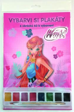 AKIM plakátové omalovánky A3 WINX