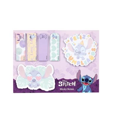 Samolepící bločky - Stitch fialové