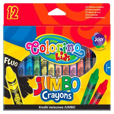 Colorino voskovky 12ks JUMBO