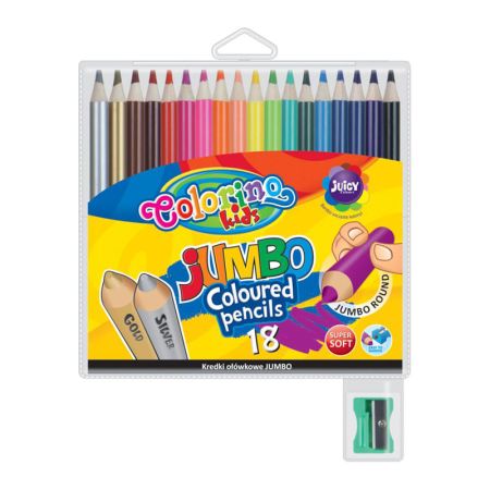 Colorino pastelky Jumbo 12 barev kulaté