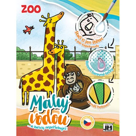 JM vodové omalovánky A4 3331-6 ZOO