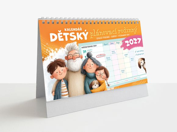 2027 kalendář stolní Dětský 300