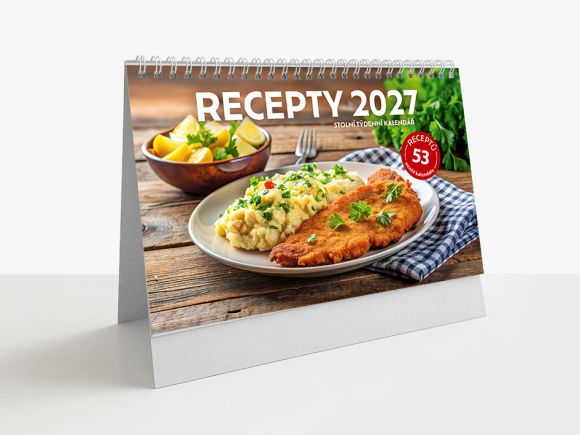 2027 kalendář stolní Recepty 306