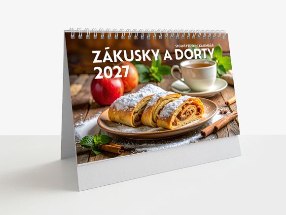 2027 kalendář stolní Zákusky a dorty 308