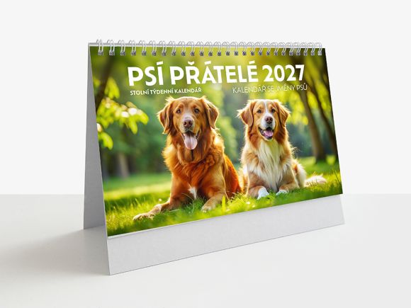 2027 kalendář stolní Psí přátelé 310