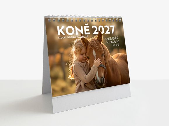2027 kalendář stolní Optimum Koně 318
