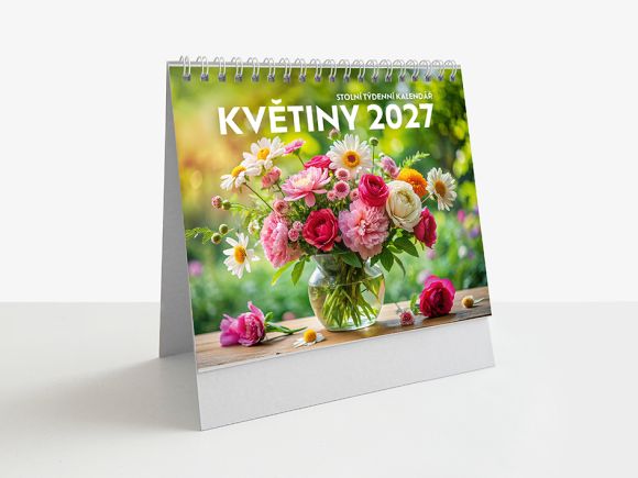2027 kalendář stolní Optimum Květiny 319