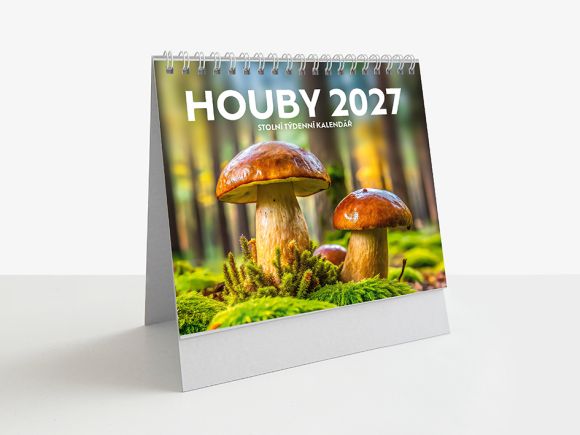2027 kalendář stolní Optimum Houby 320