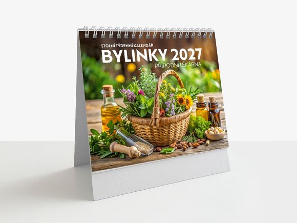 2027 kalendář stolní Optimum Bylinky 322