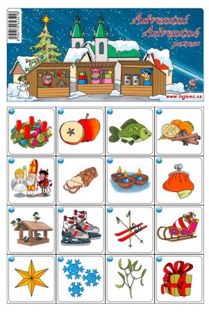 MP pexeso A4 Adventní MP pexeso A4 Adventní