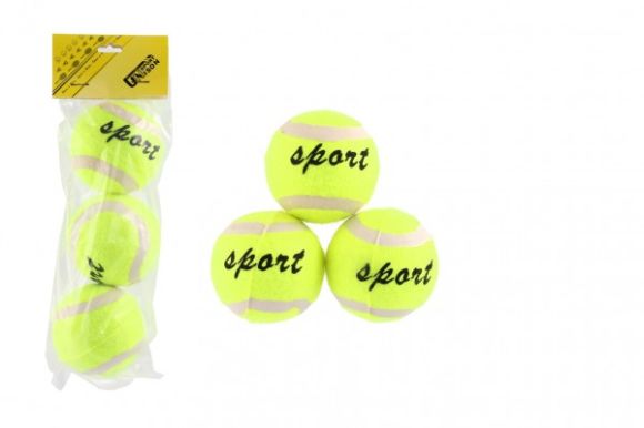 Tenisové míčky 3 ks v síťce