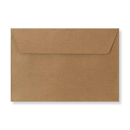 Barevná obálka C6 bronzová texture ,balení 50 ks