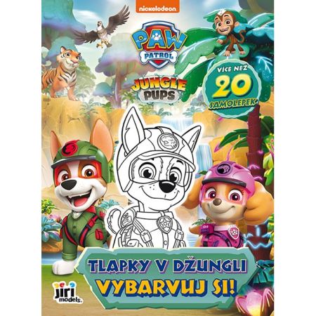 Omalovánky Vybarvuj si! - Tlapky v džungli