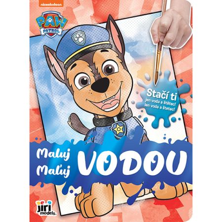 Omalovánky A4 maluj vodou Tlapková patrola