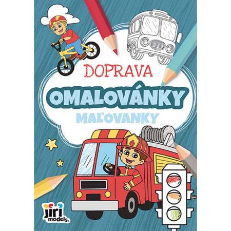 Omalovánky A5+ DOPRAVA 3351-4