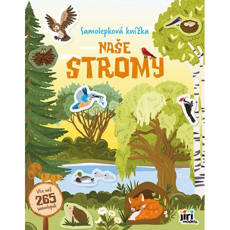 Samolepková knížka - Naše stromy