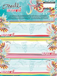 JM jmenovky samolepící arch 18ks