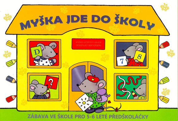 JIKO omalovánky A4 Jde do školy MYŠ