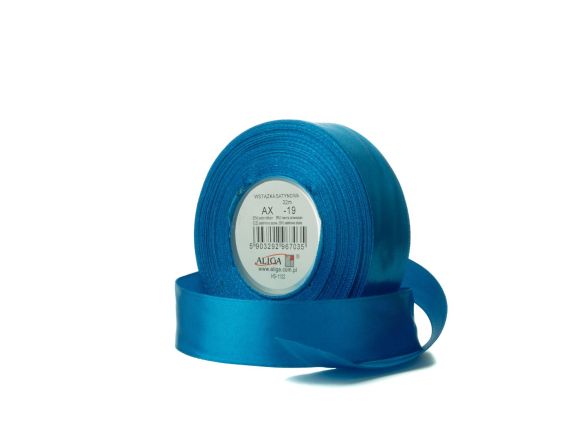 ALIGA stuha 25/32m -19 modrá hladká /4 ,balení 4 ks