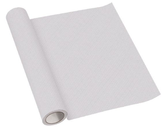 Běhoun stolní airlaid 40x500cm stříbrný