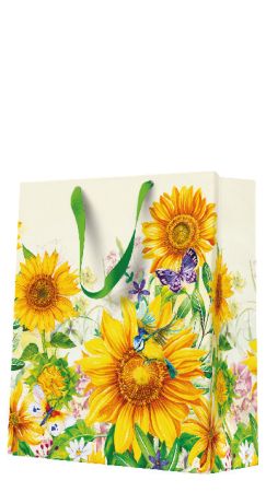Papírová taška PAW střední Wild Sunflowers