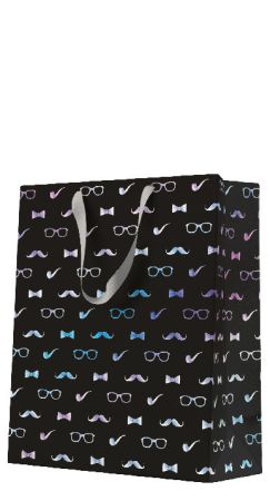 Papírová taška PAW střední Holographic Celebration