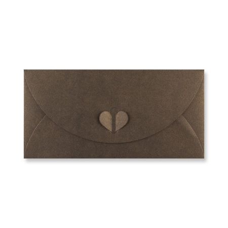 Barevná obálka DL bronzová LUX BUTTERFLY ,balení 20 ks