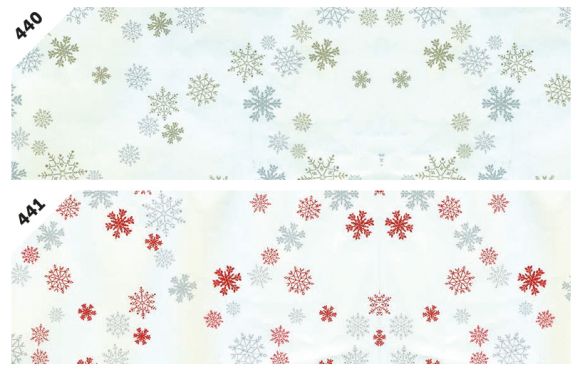 Čirá fólie PP 1x3 m potiskem Vánočním ,balení 30 ks