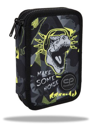 Penál 2 zipy Jumper Dinopark - vybavený