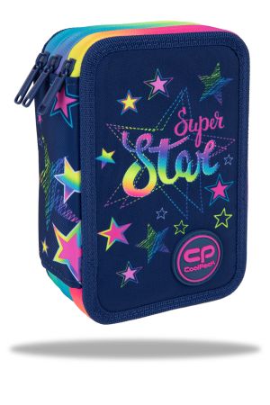 Penál 3 zipy Jumper STARS - vybavený