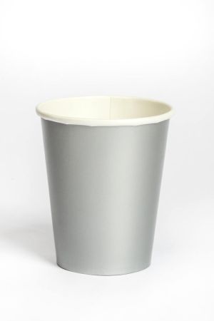 Papírový kelímek 0,25l stříbrný