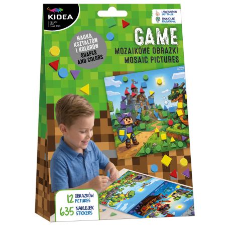 Sada mozaikové obrázky Game