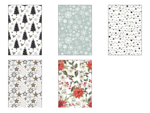 Vánoční dárkový papír P2 GW 12 ,balení 50 ks Vánoční dárkový papír P2 GW 12 ,balení 50 ks