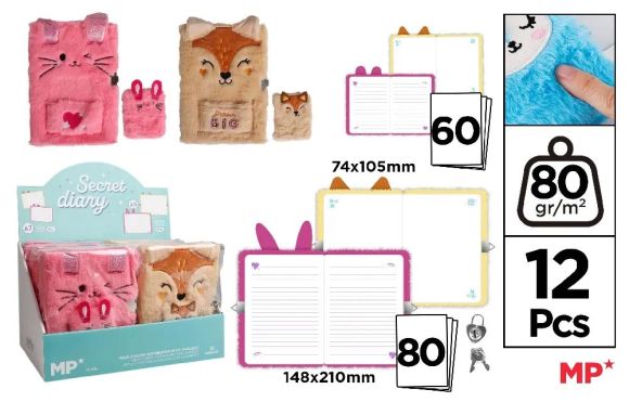 Památník plyšový set 2 ks liška, králík