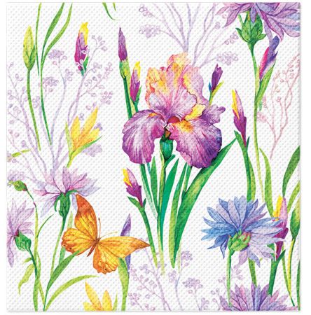 Ubrousky PAW Softpoint Iris with Butterfly 20ks Iris with Butterfly Ubrousky PAW Softpoint Iris with Butterfly 20ks Iris with Butterfly