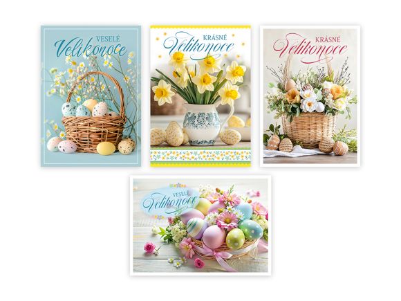 Velikonoční pohlednice S-442 ,balení 50 ks