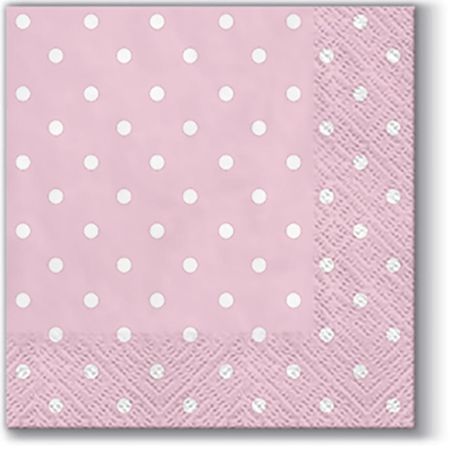 Ubrousky PAW Dekor C (20ks) Dots rosa