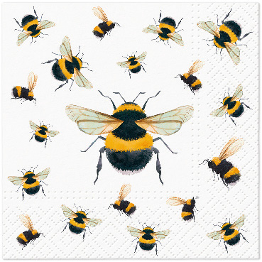 Ubrousky PAW Dekor C (20ks) Dancing Bees
