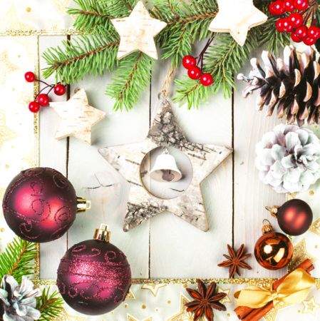 Ubrousky DAISY L (20ks) Little Bell in Wooden Star