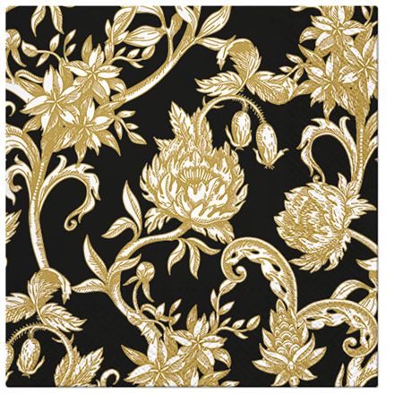 Ubrousky PAW Dekor C (20ks) Baroque Flowers