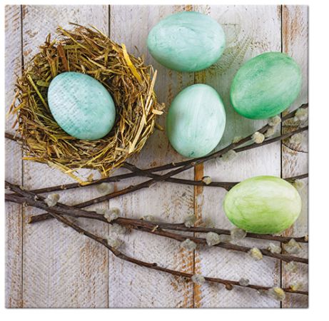 Ubrousky PAW Dekor L (20ks) Eggs Nest