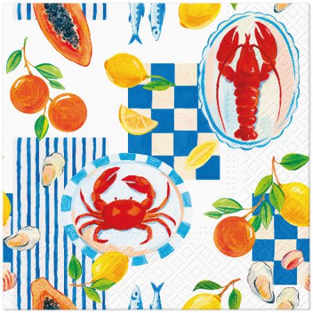 Ubrousky PAW Dekor L (20ks) Navy Bites