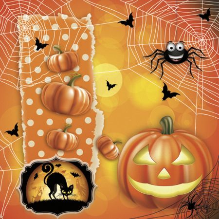 Ubrousky DAISY L (20ks) Scary Halloween