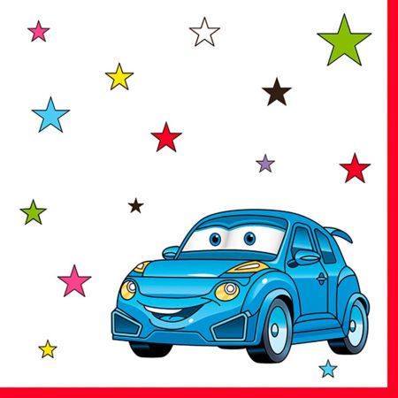 Ubrousky DAISY L (20ks) Cartoon Cars