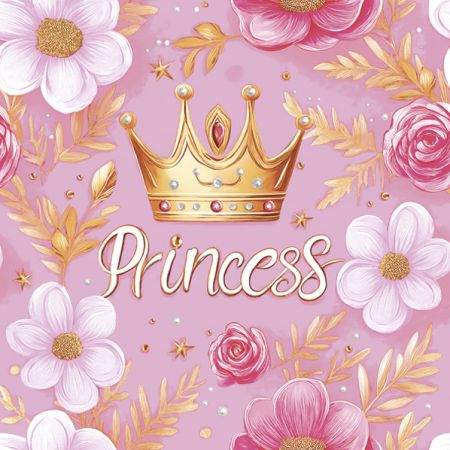Ubrousky DAISY L (20ks) Pink princess Crown