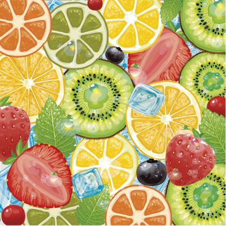 Ubrousky DAISY L (20ks) Fresh Fruit Mix