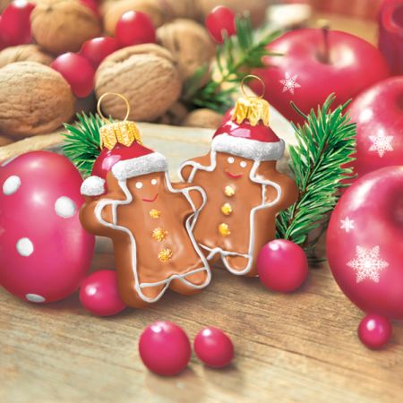 Ubrousky MAKI L (20ks) Gingerbread men Baubles