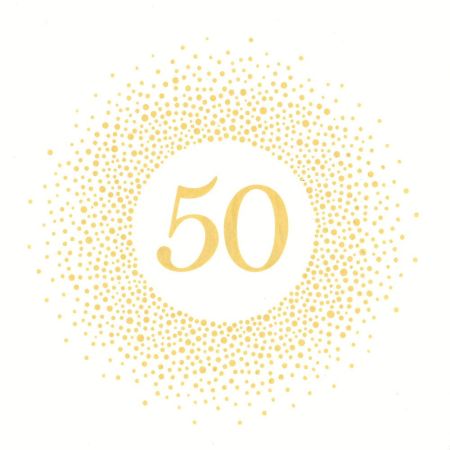 Ubrousky MAKI L (20ks) 50 Golden Dots